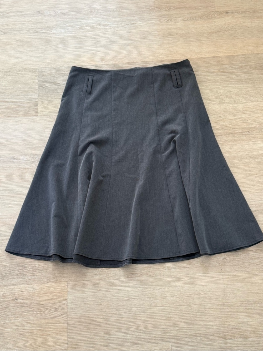 Zac & Rachel Gray A-Line Flared Skirt